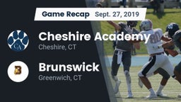 Recap: Cheshire Academy  vs. Brunswick  2019