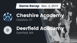 Recap: Cheshire Academy  vs. Deerfield Academy  2019
