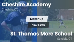 Matchup: Cheshire Academy vs. St. Thomas More School 2019