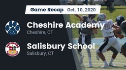 Recap: Cheshire Academy  vs. Salisbury School  2020