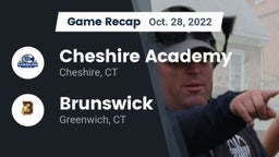 Recap: Cheshire Academy  vs. Brunswick  2022