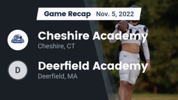 Recap: Cheshire Academy  vs. Deerfield Academy  2022