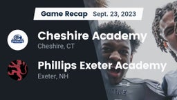 Recap: Cheshire Academy  vs. Phillips Exeter Academy 2023