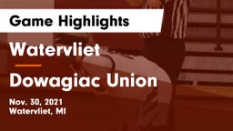 Watervliet  vs Dowagiac Union Game Highlights - Nov. 30, 2021
