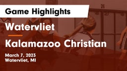 Watervliet  vs Kalamazoo Christian  Game Highlights - March 7, 2023
