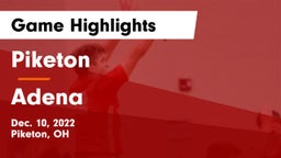 Piketon  vs Adena  Game Highlights - Dec. 10, 2022