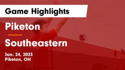 Piketon  vs Southeastern  Game Highlights - Jan. 24, 2023