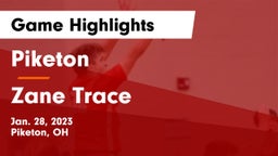 Piketon  vs Zane Trace  Game Highlights - Jan. 28, 2023