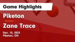 Piketon  vs Zane Trace  Game Highlights - Dec. 15, 2023