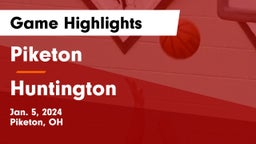 Piketon  vs Huntington  Game Highlights - Jan. 5, 2024