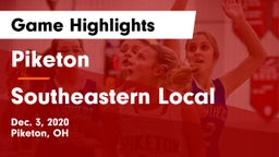Piketon  vs Southeastern Local  Game Highlights - Dec. 3, 2020
