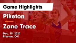 Piketon  vs Zane Trace  Game Highlights - Dec. 15, 2020