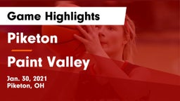 Piketon  vs Paint Valley  Game Highlights - Jan. 30, 2021