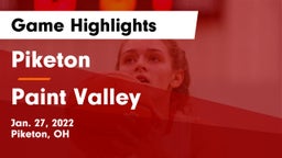 Piketon  vs Paint Valley  Game Highlights - Jan. 27, 2022