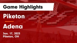 Piketon  vs Adena  Game Highlights - Jan. 17, 2023