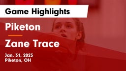 Piketon  vs Zane Trace  Game Highlights - Jan. 31, 2023