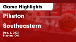 Piketon  vs Southeastern  Game Highlights - Dec. 2, 2023
