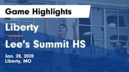 Liberty  vs Lee's Summit HS Game Highlights - Jan. 28, 2020