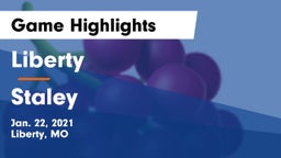 Liberty  vs Staley  Game Highlights - Jan. 22, 2021