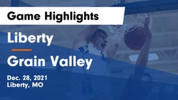 Liberty  vs Grain Valley  Game Highlights - Dec. 28, 2021