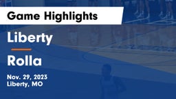 Liberty  vs Rolla  Game Highlights - Nov. 29, 2023