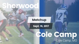 Matchup: Sherwood  vs. Cole Camp  2017