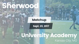 Matchup: Sherwood  vs. University Academy 2017