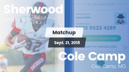 Matchup: Sherwood  vs. Cole Camp  2018