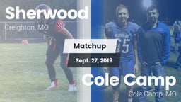 Matchup: Sherwood  vs. Cole Camp  2019