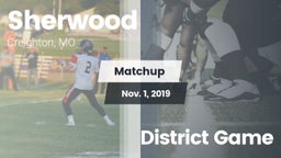 Matchup: Sherwood  vs. District Game 2019
