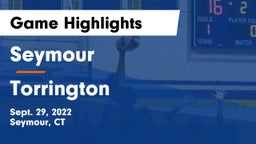 Seymour  vs Torrington   Game Highlights - Sept. 29, 2022