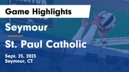 Seymour  vs St. Paul Catholic  Game Highlights - Sept. 25, 2023