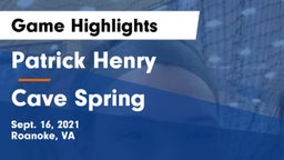 Patrick Henry  vs Cave Spring  Game Highlights - Sept. 16, 2021