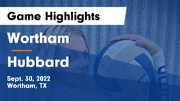 Wortham  vs Hubbard  Game Highlights - Sept. 30, 2022