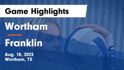 Wortham  vs Franklin  Game Highlights - Aug. 18, 2023