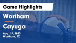 Wortham  vs Cayuga  Game Highlights - Aug. 19, 2023