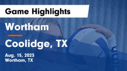 Wortham  vs Coolidge, TX Game Highlights - Aug. 15, 2023