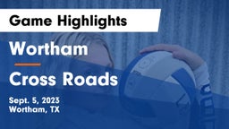 Wortham  vs Cross Roads  Game Highlights - Sept. 5, 2023