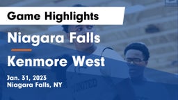 Niagara Falls  vs Kenmore West Game Highlights - Jan. 31, 2023