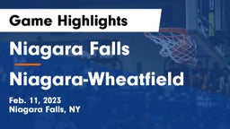 Niagara Falls  vs Niagara-Wheatfield  Game Highlights - Feb. 11, 2023