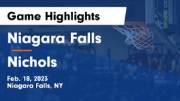 Niagara Falls  vs Nichols  Game Highlights - Feb. 18, 2023