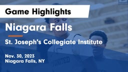 Niagara Falls  vs St. Joseph's Collegiate Institute Game Highlights - Nov. 30, 2023