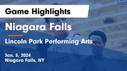 Niagara Falls  vs Lincoln Park Performing Arts  Game Highlights - Jan. 5, 2024