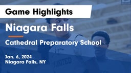 Niagara Falls  vs Cathedral Preparatory School Game Highlights - Jan. 6, 2024