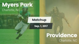 Matchup: Myers Park High vs. Providence  2017