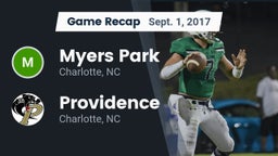 Recap: Myers Park  vs. Providence  2017