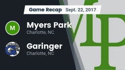 Recap: Myers Park  vs. Garinger  2017
