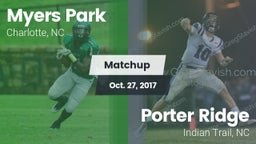 Matchup: Myers Park High vs. Porter Ridge  2017