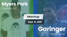 Matchup: Myers Park High vs. Garinger  2018