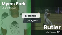Matchup: Myers Park High vs. Butler  2018